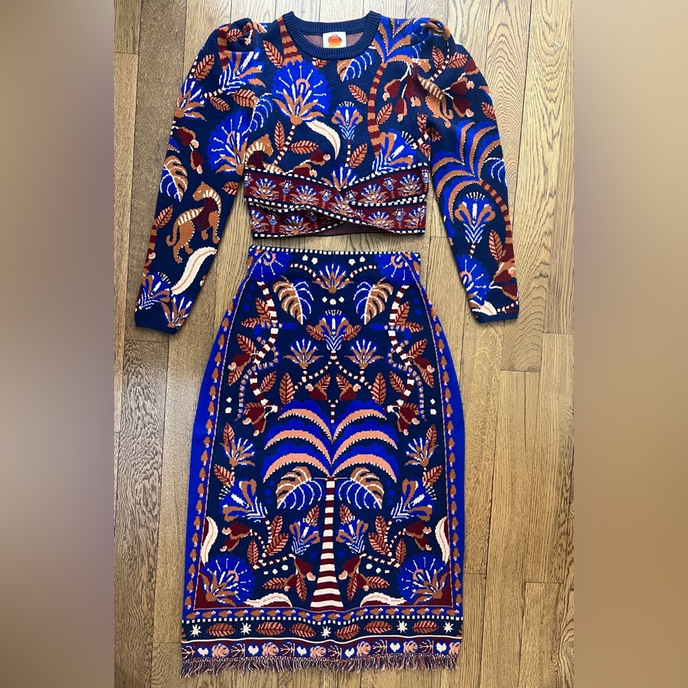 Farm rio woven set. Size S. In a perfect condition.